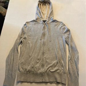 Lightweight Zip Up Hoodie 100% Cotton Size S